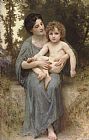 William Bouguereau Little brother painting